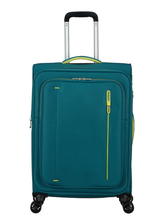 American Tourister Spinner Среден Куфар Зелен с...