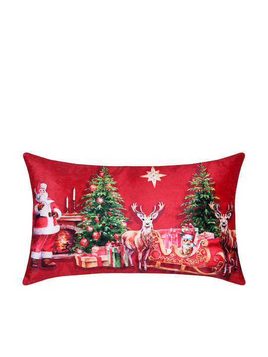 Christmas Velveteen Pillow 30x50 S-f Noel Rouge C3d834001 30x50