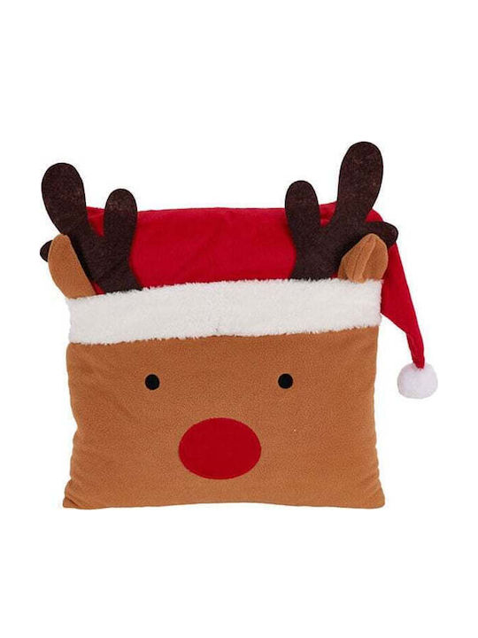 Χριστουγεννιάτικο Μαξιλάρι Fleece 32x15x53 K-m Reindeer Ant001930 32x15x53