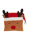 Χριστουγεννιάτικο Μαξιλάρι Fleece 32x15x53 K-m Reindeer Ant001930 32x15x53