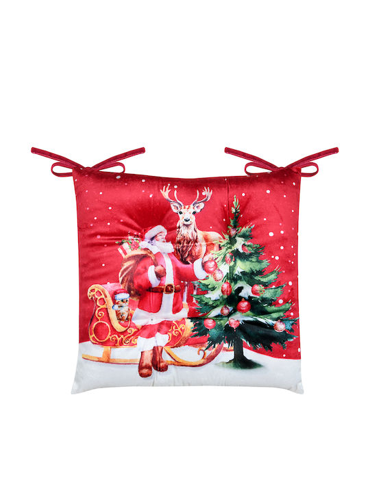 Χριστουγεννιάτικο Μαξιλάρι Καρέκλας 38x38 S-f Noel Rouge Cud834001gal 38x38