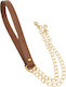 Vuitton Chain Handles Hooks 125cm Tabac Brown
