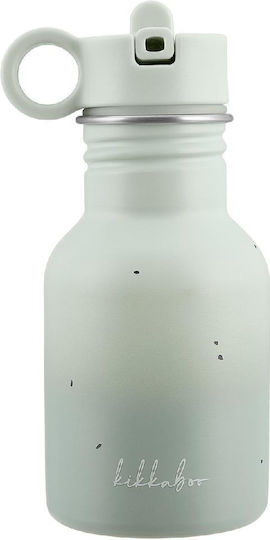Kikka Boo Baby Cup with Handle and Straw Flora Sage made of Plastic Green 350ml