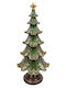 Christmas Tree Green-Gold Polyresin 30cm