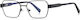 Techsuit Anti-Blue Light Glasses Reflex PC 3161 Women Rectangle Metal Frame AC Lens Black