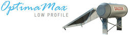 Gauzer Optima Max Low Profile Ηλιακός Θερμοσίφωνας 160lt Ατσάλι Διπλής Ενέργειας 2.4τ.μ. Επιλεκτικός