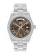 Visetti Women's Watch with Brown Metal Bracelet