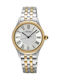 Seiko Caprice Ladies Γυναικείο Ρολόι Μπαταρίας με Ασημί Μεταλλικό Μπρασελέ