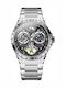 Gelatu Herrenuhr Automatisch mit Silber Metallarmband