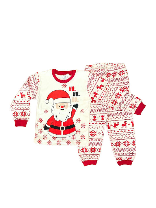 Supermini Παιδική Πιτζάμα Κοκκινο Ho Ho Ho