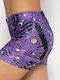 Kids Legging Short Purple