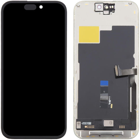 O ecran OLED Hard cu Mecanism Tactil pentru iPhone 15 Pro (Negru)