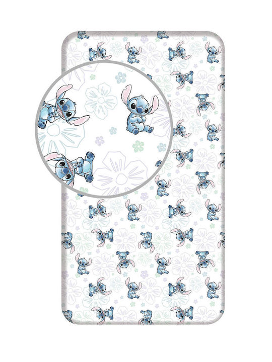 Disney Sheet Single Cotton Lilo And Stitch 90x200cm