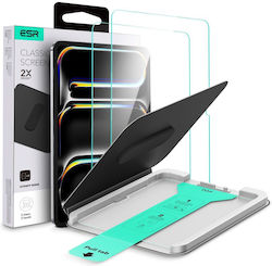Esr Ultrafit Tempered Glass 2-pack Ipad Pro 13” 7 8 2024-2025 Clear Esr Ultrafit Tempered Glass 2-pack Ipad Pro 13” 7 8 2024-2025 Clear