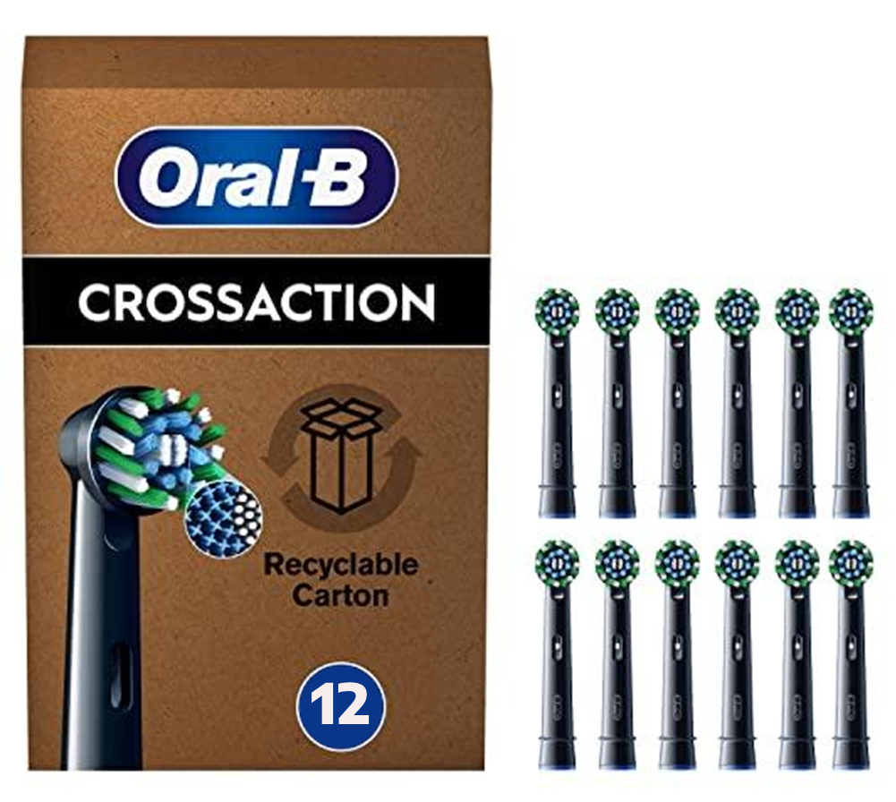 Oral-B Cross Action Ανταλλακτικές Κεφαλές για Ηλεκτρική Οδοντόβουρτσα 12τμχ
