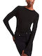 Women's Blouse Long Sleeve Black
