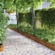 vidaXL Metal Garden Border in Brown Color 1.03m...