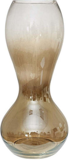 Zen Collection Βάζο Γυάλινο Χειροποιητο Καφέ Φ15.5xΥ19.5cm Zen Collection Βάζο Γυάλινο Χειροποιητο Καφέ Φ15.5xΥ19.5cm