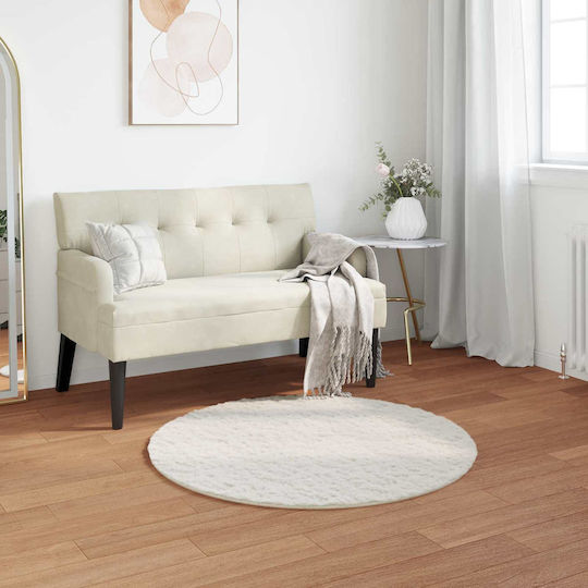 vidaXL Synthetisch,Polyester/Cotton/Leather Beige