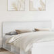 vidaXL Wooden Bed Headboard Bright White 200x100cm