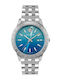 Versace Univers Men's Watch Battery with Silver Stainless Steel Bracelet