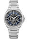 Cerruti Men's Watch Battery with Silver Metal Bracelet