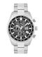 Visetti Men's Watch 45mm Battery with Silver Metal Bracelet