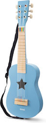 Wooden Guitar Star Blue