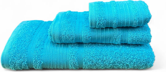Olia Home Bath Towel 70x140cm Turquoise Weight 550gr/m²