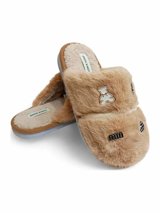 Jomix Winter Women's Slippers Brown
