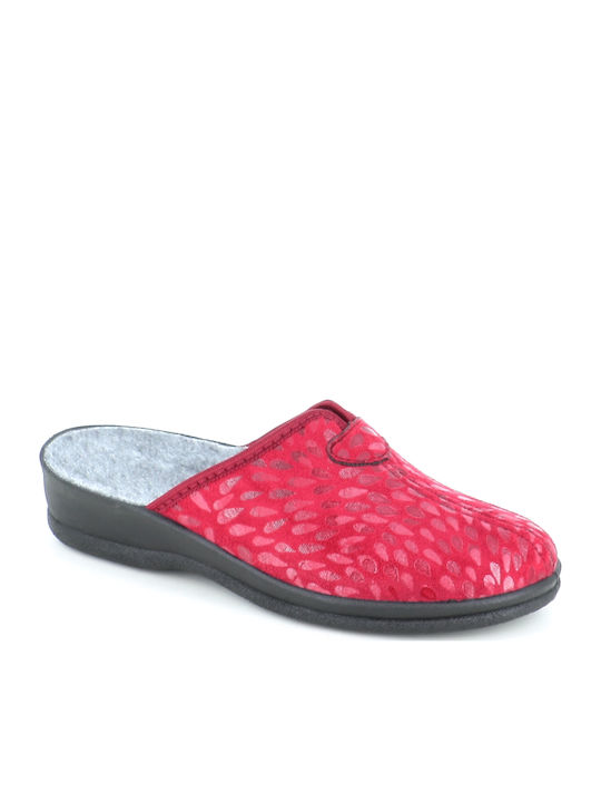 Winter Women's Slippers Burgundy