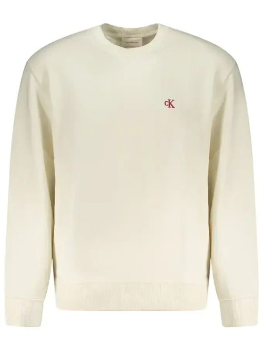 Calvin Klein Суитшърт с Качулка Ecru