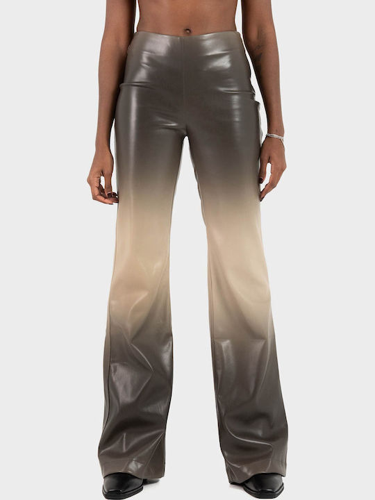 Women's Fabric Trousers Brown