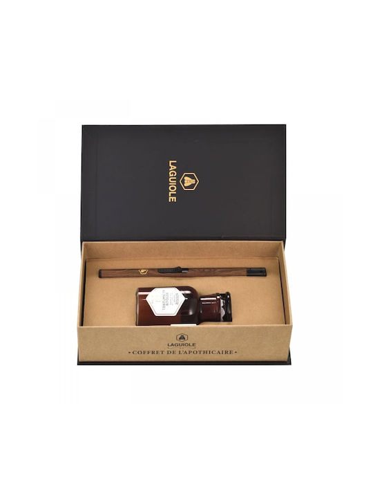 Laguiole Aromatisches Kerzen Set Miel & Amber Feuerzeug