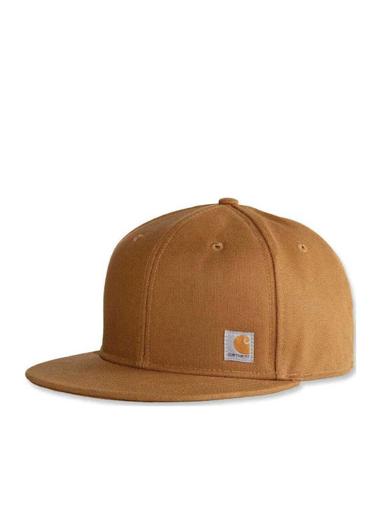 Carhartt Unisex Firm Duck Flat Brim Cap