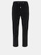 Pantaloni Elastic Negru