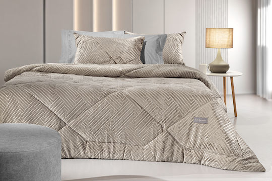 Guy Laroche Κουβερτοπάπλωμα Υπέρδιπλο 220x240εκ. York Natural 530 GSM