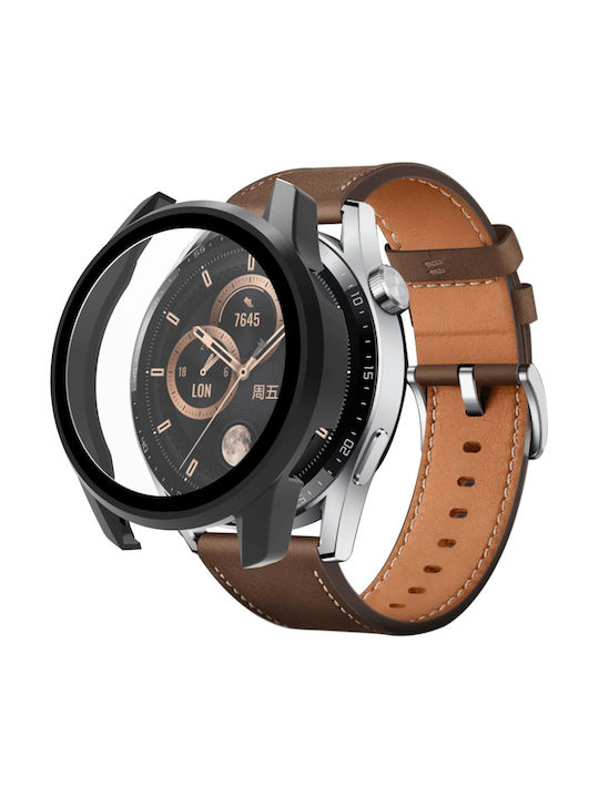 2 1 Калъф + Стъкло Huawei Watch GT 3 42mm Калъф Черен