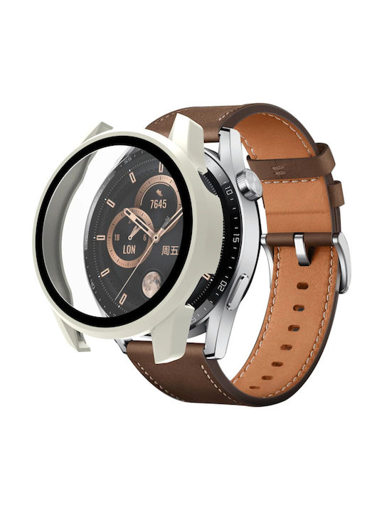 2 1 Θήκη + Γυαλί Huawei Watch Gt 3 42mm Μπεζ