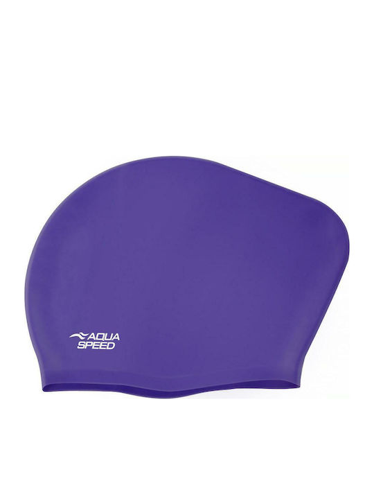 Swimming Cap Long Hair Silicone Aqua Speed Long...