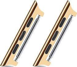 Stainless Steel Button Apple Watch 1 2 3 4 5 6 7 SE 42 44 45mm Gold Stainless Steel Button Apple Watch 1 2 3 4 5 6 7 SE 42 44 45mm Gold