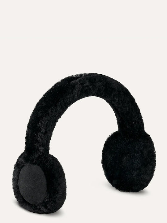 Γυναικείο Earmuff Πλεκτό σε Μαύρο χρώμα