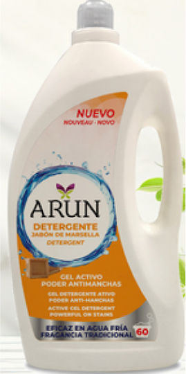 Arun Detergent Lichid Active Gel 60 Spălări 4l Marsilia