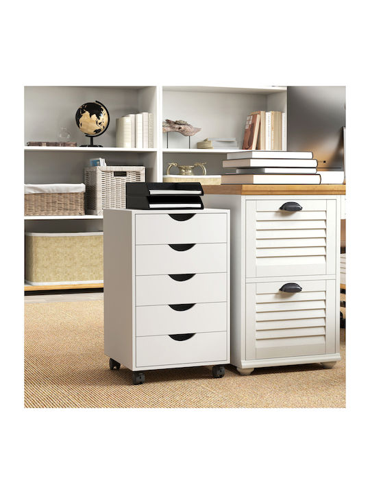 Schublade Büro aus MDF White 40x40x67cm