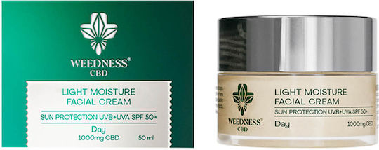 Weedness CBD Light Ενυδατική Κρέμα Προσώπου Ημέρας με Κάνναβη