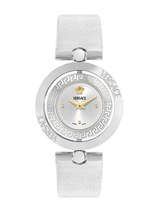 Versace Eon Lady Women's Watch with White Leath...
