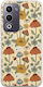 Hippie Mushrooms Oppo A5 4g/5g Flexible Tpu Διάφανη Σιλικόνη