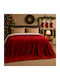 Astron Italy Κουβέρτα Βελουτέ Μονή 150x220εκ. Redwine