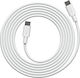 Data Fast Charging Cable Usb-c/usb-c Avolt X Martinelli Luce 2 Meters White