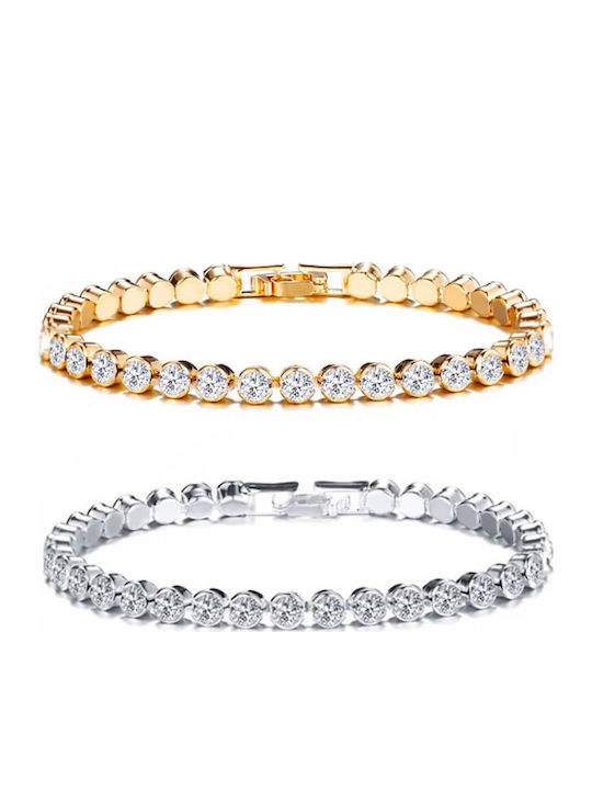 Bracelet One Row Austrian Crystals Florian